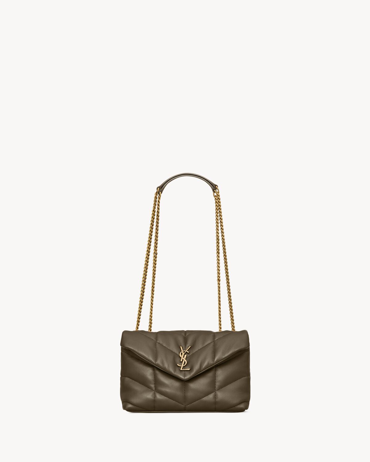 Toy buffer made of nappa leather in Etoupe