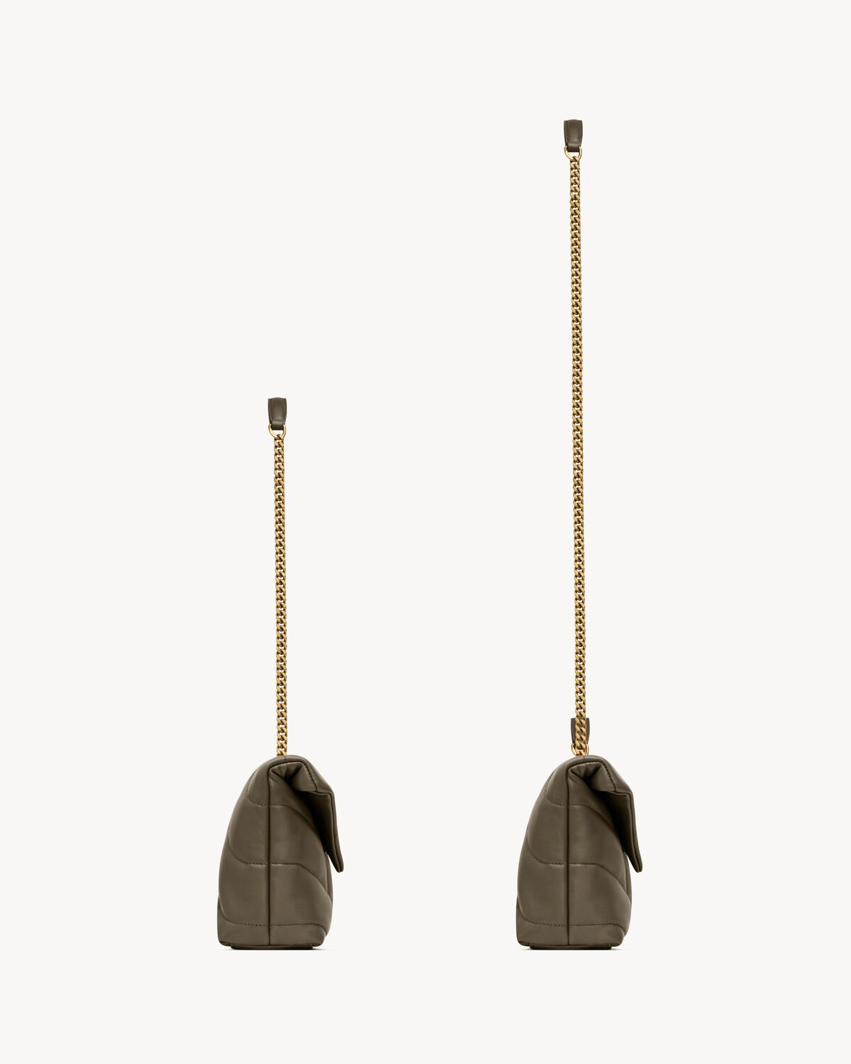 Toy buffer made of nappa leather in Etoupe