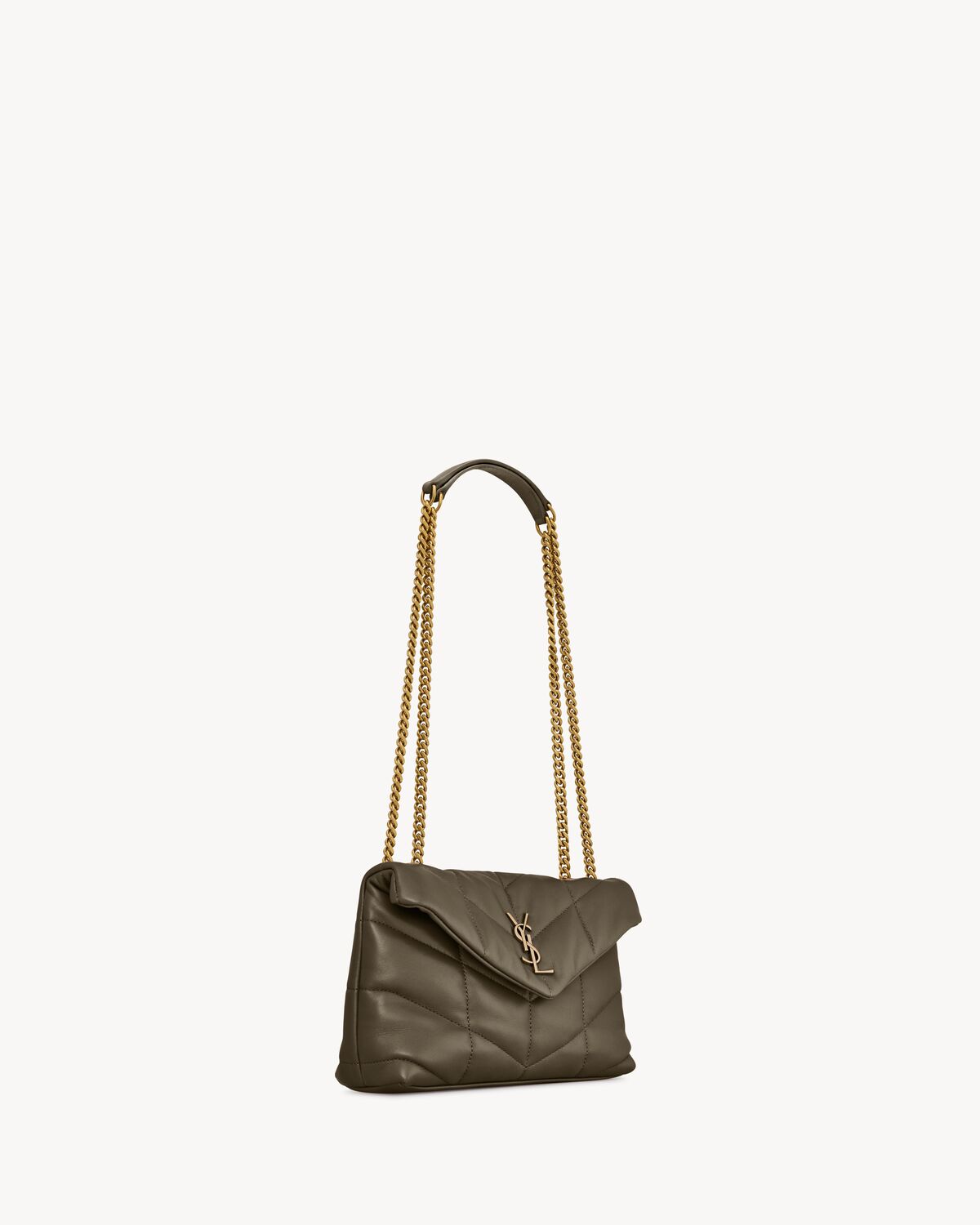 Toy buffer made of nappa leather in Etoupe
