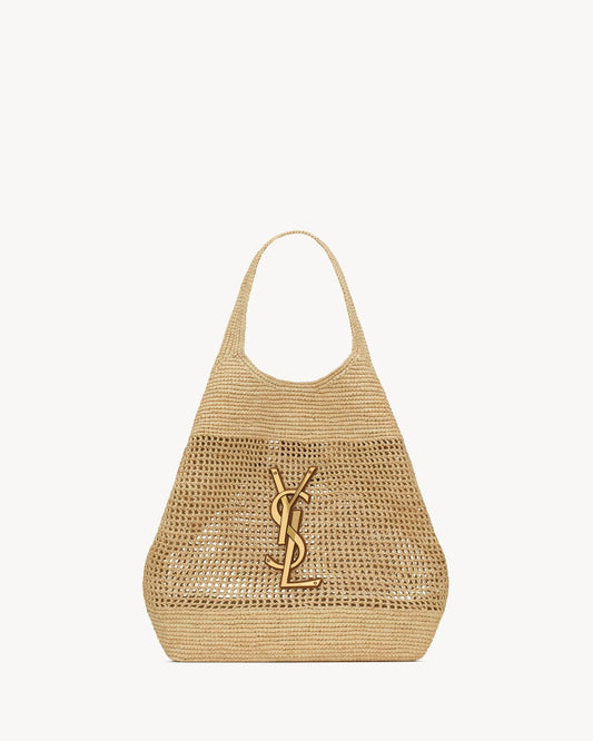 Icare made of raffia in beige