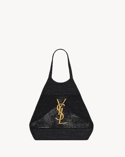 Icare aus Raffia in Schwarz