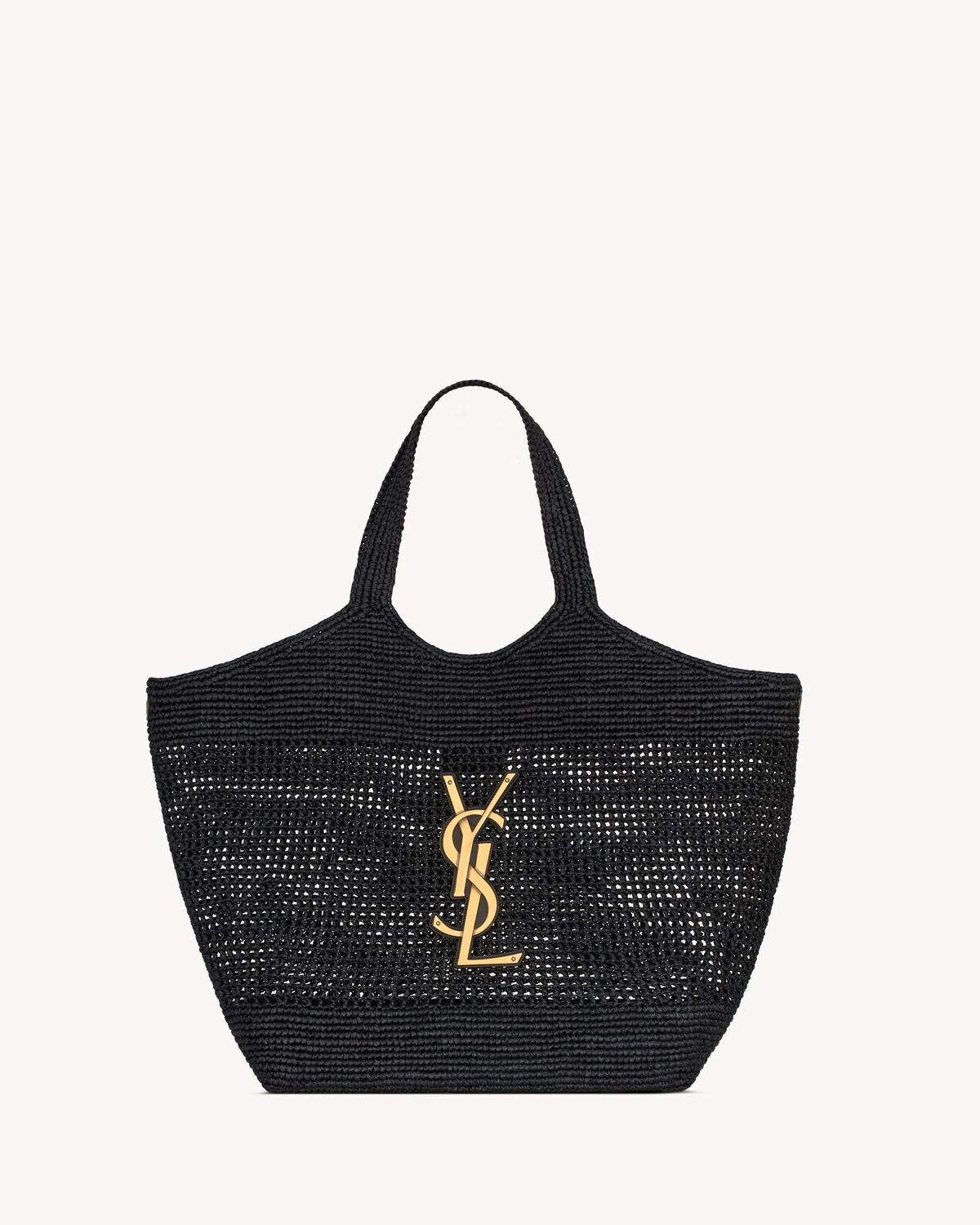 Icare aus Raffia in Schwarz