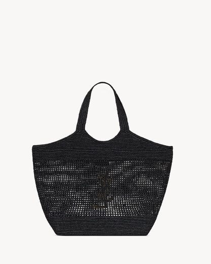 Icare aus Raffia in Schwarz
