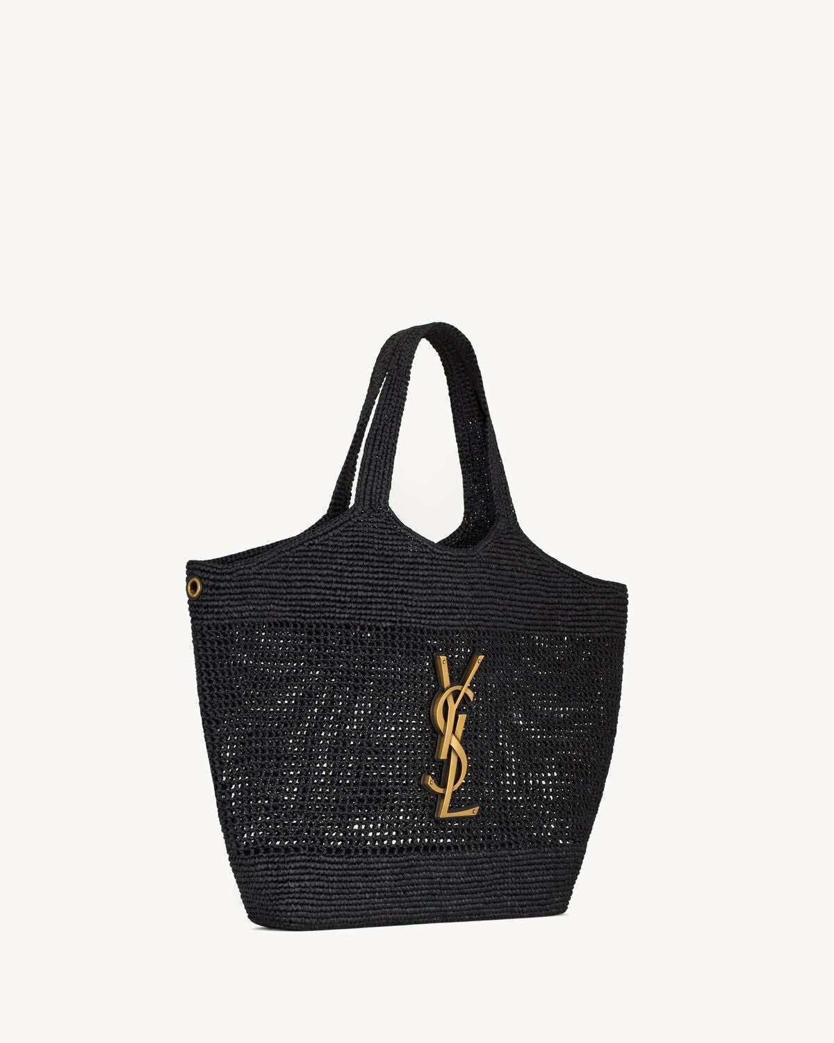 Icare aus Raffia in Schwarz