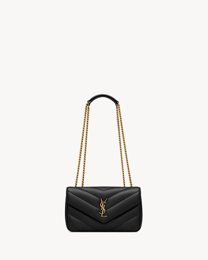 LouLou Small in Matelassé Schwarz