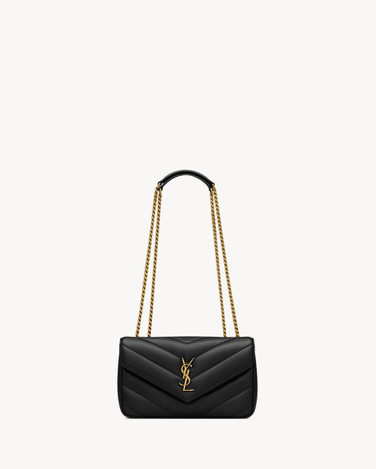 LouLou Small in Matelassé Schwarz