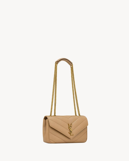 LouLou Medium in Matelassé Beige