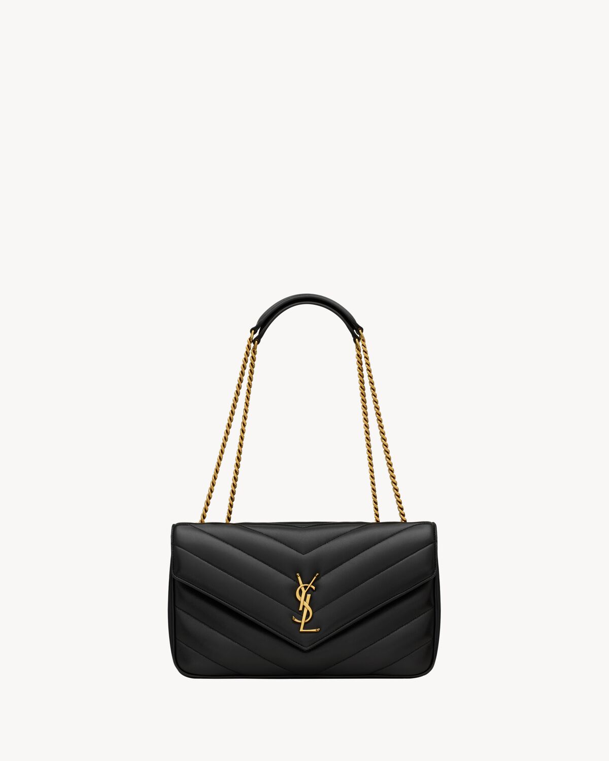 LouLou Medium in Matelassé Schwarz