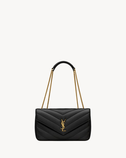 LouLou Medium in Matelassé Schwarz