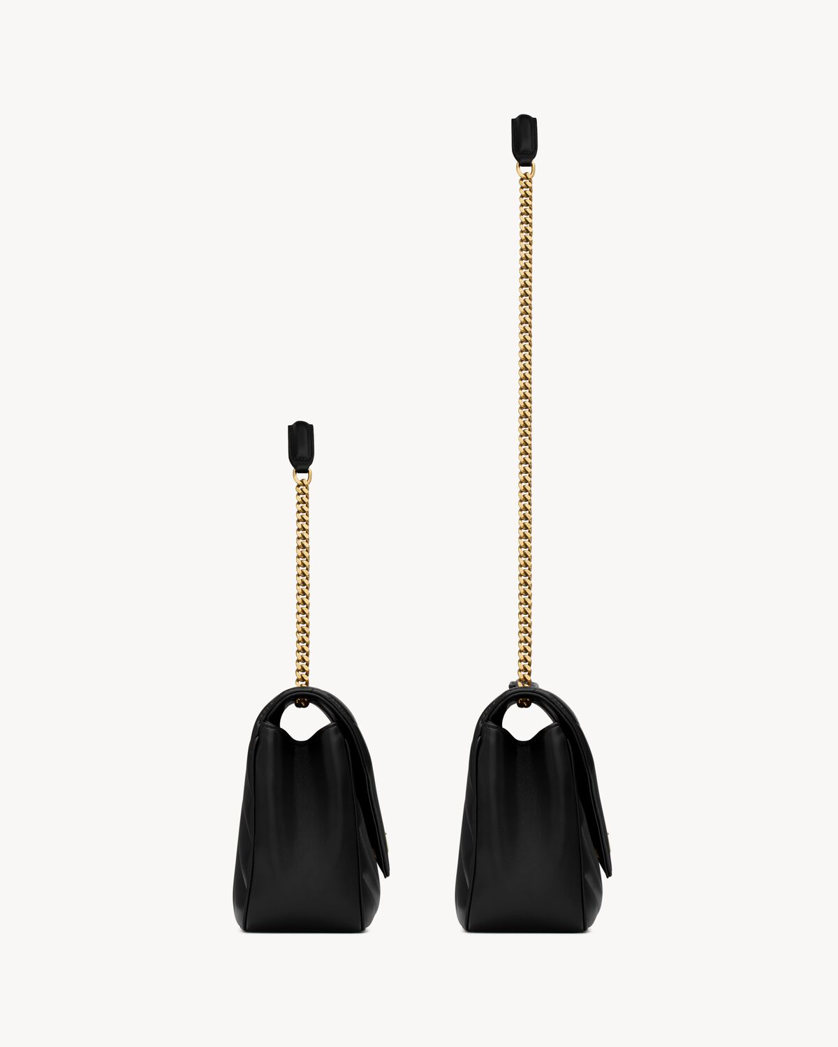 LouLou Medium in Matelassé Schwarz