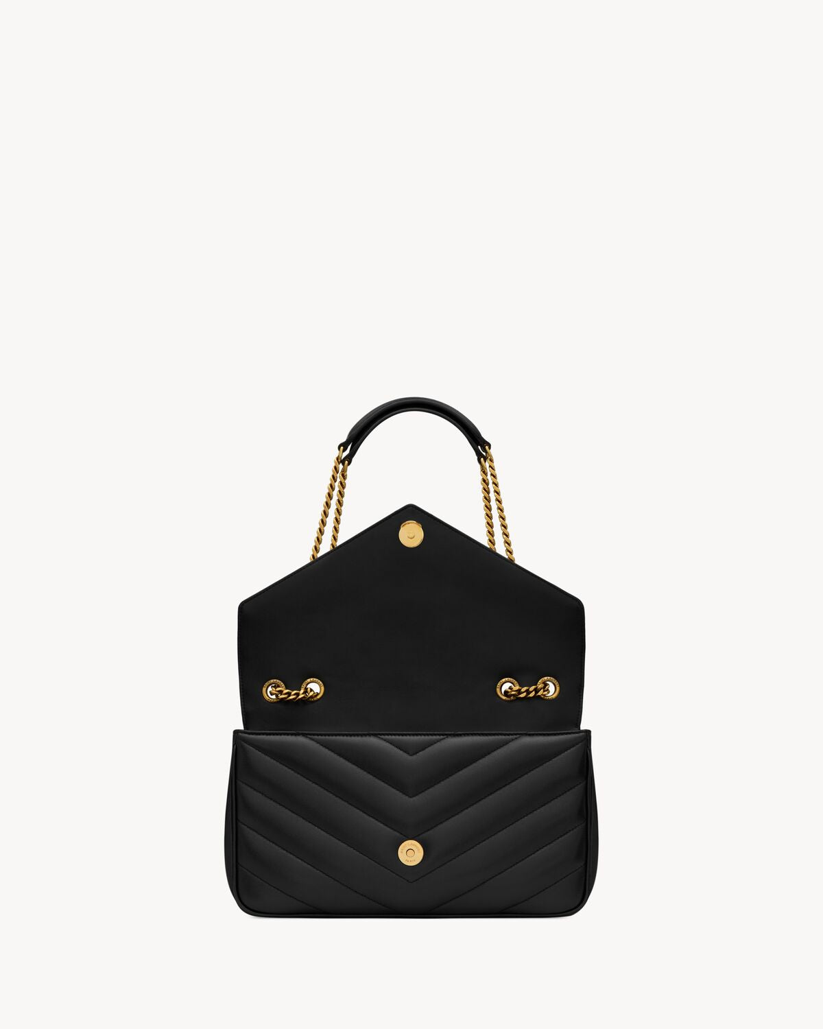 LouLou Medium in Matelassé Schwarz