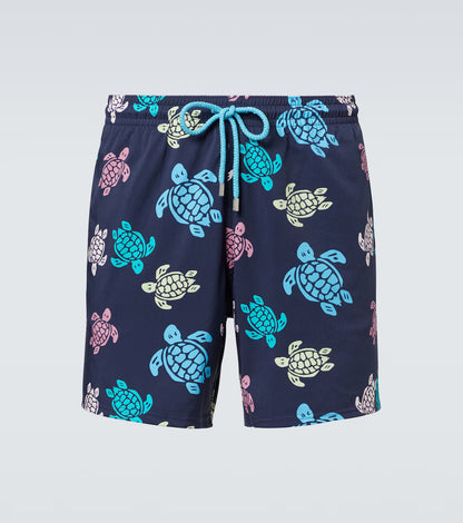 Badehose Tortues Multicolores mit Print