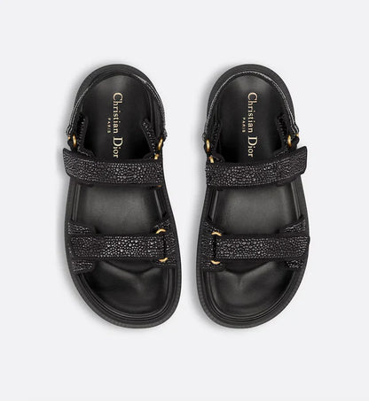 Dioract Sandal Black Glitter