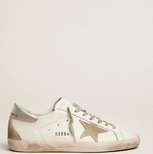Super-Star with silver heel and lettering