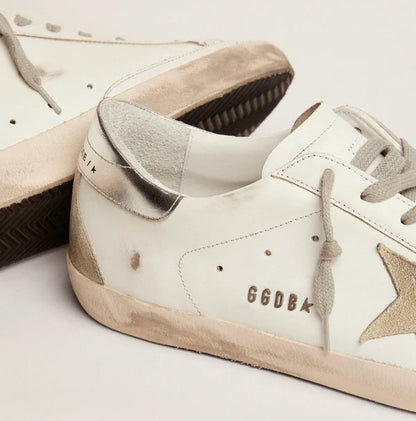 Super-Star with silver heel and lettering