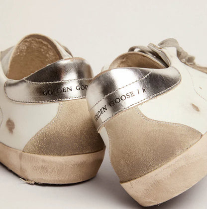 Super-Star with silver heel and lettering