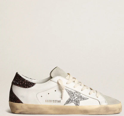 Super-Star with brown glitter on the heel