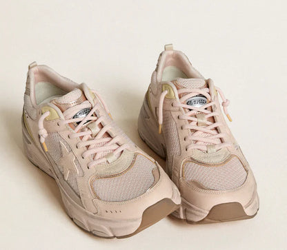 Lightstar con asta in pelle rosa e maglia e stella rosa