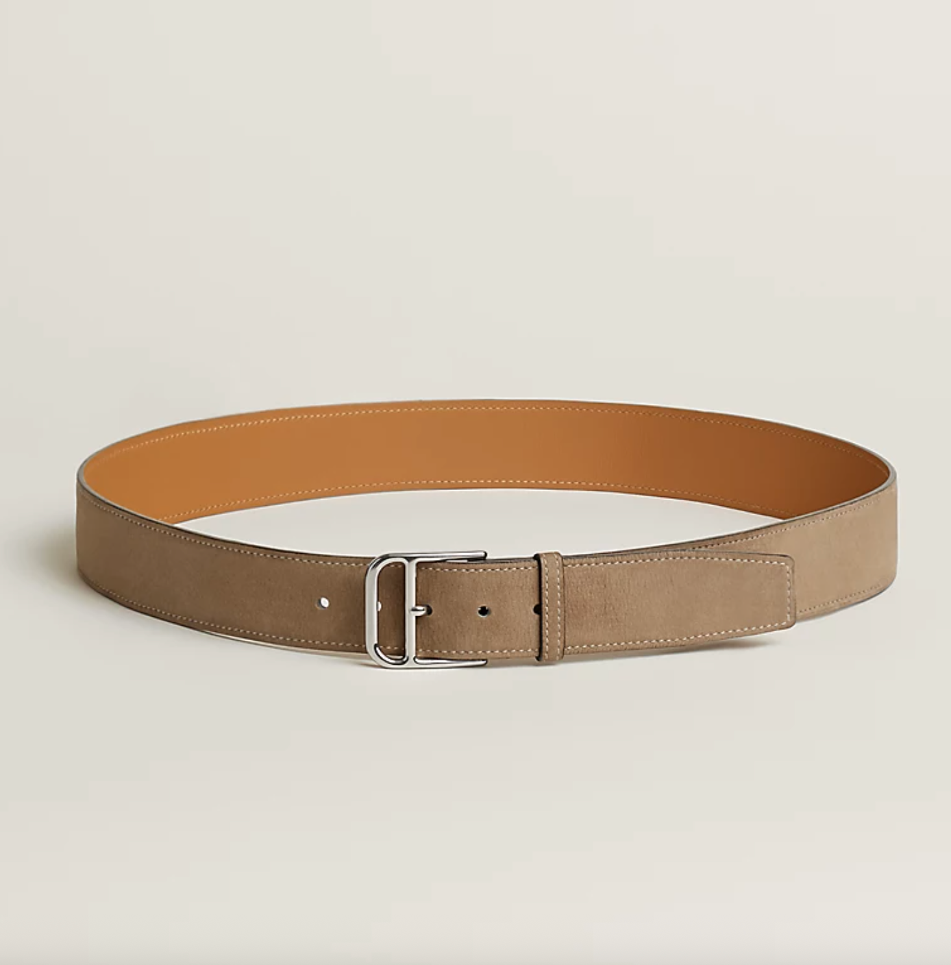 Gürtel Romain 35 Beige Herren