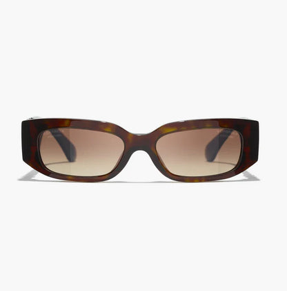 Oval Sunglasses Dark Tortoiseshell