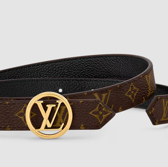 Circle 20 mm Reversible Belt – Monogram Canvas Women