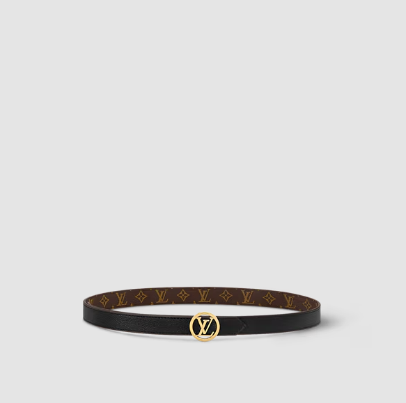 Circle 20 mm Reversible Belt – Monogram Canvas Women