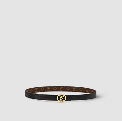 Circle 20 mm Reversible Belt – Monogram Canvas Women