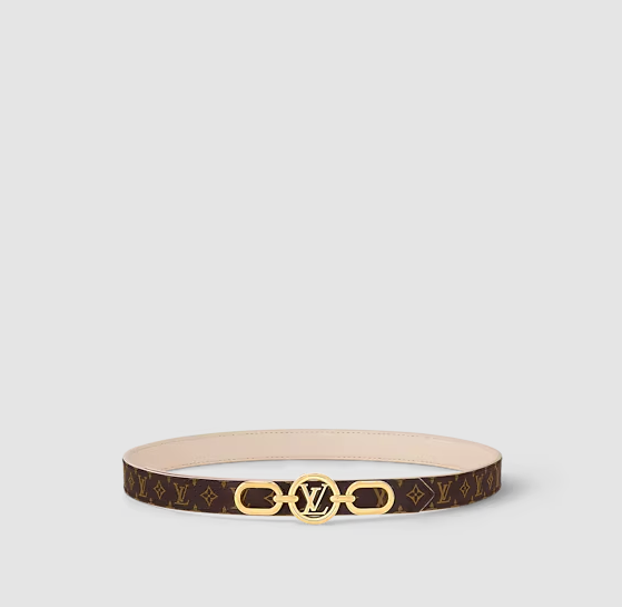 Circle Prime 20 mm Reversible Belt – Brown Women
