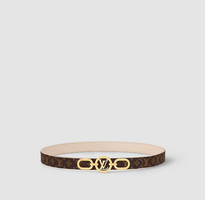 Circle Prime 20 mm Reversible Belt – Brown Women