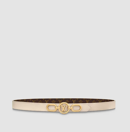 Circle Prime 20 mm Reversible Belt – Brown Women