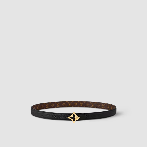Flowergram 20 mm Reversible Belt – Monogram Black Women