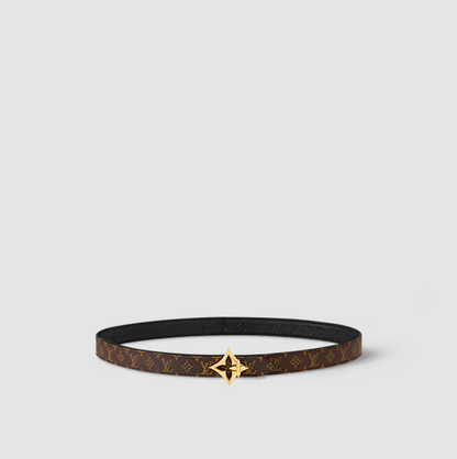 Flowergram 20 mm Reversible Belt – Monogram Black Women