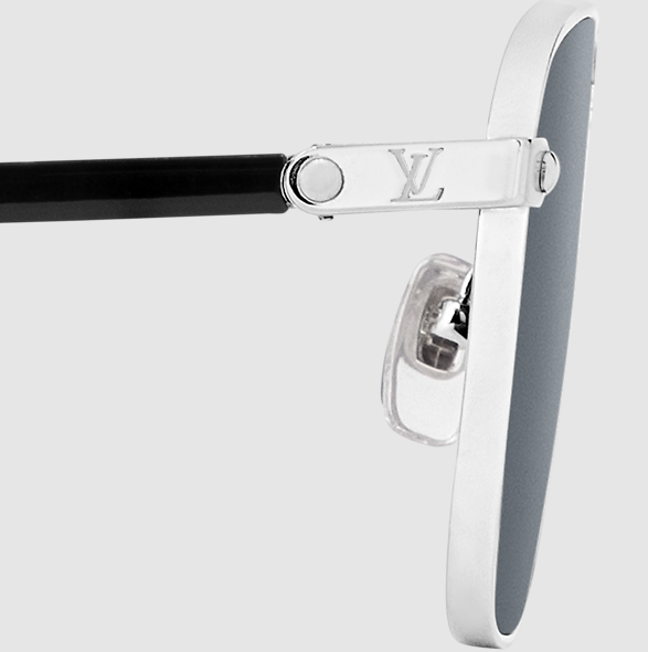 Sunglasses Signature Metal Square – Silver Men