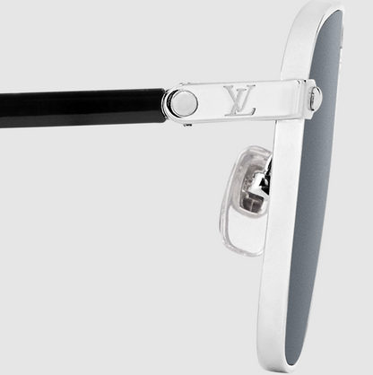 Sunglasses Signature Metal Square – Silver Men