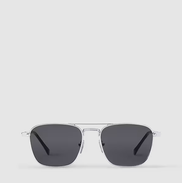 Sunglasses Signature Metal Square – Silver Men