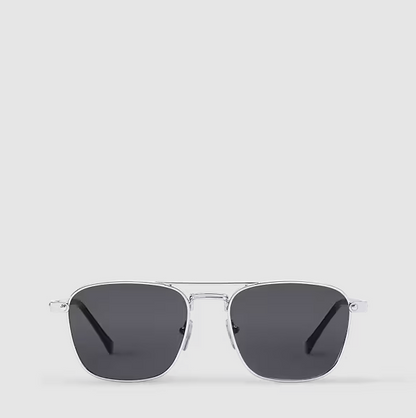 Sunglasses Signature Metal Square – Silver Men