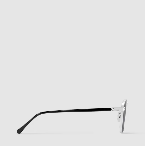 Sunglasses Signature Metal Square – Silver Men