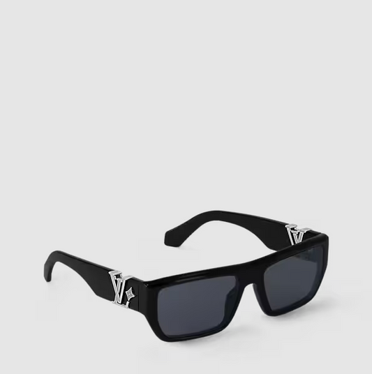 Flower Low Square Sunglasses – Black Men