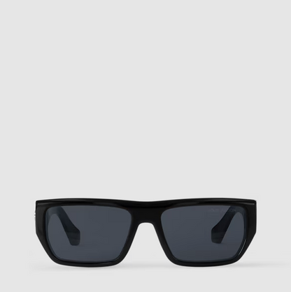 Flower Low Square Sunglasses – Black Men