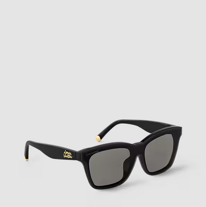 Sunglasses Script Square – Black Women