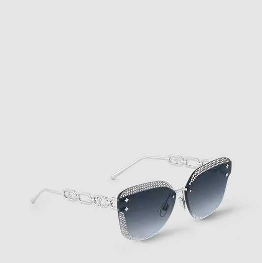 Jewel Rhinestone Cat-Eye Sunglasses – Women