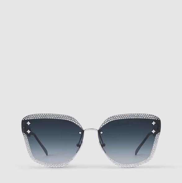 Jewel Rhinestone Cat-Eye Sunglasses – Women