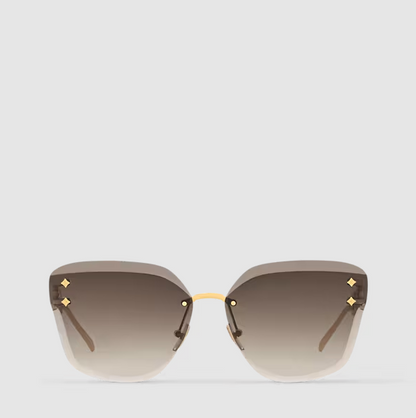 Jewel Cat-Eye Sunglasses – Brown Women