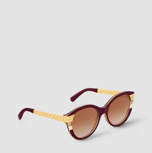 Petit Soupçon Cat-Eye Sunglasses – Burgundy Women