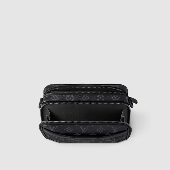 Messenger-Tasche Alpha – Monogram Eclipse