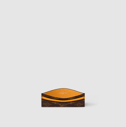 Double Credit Card Holder – Saffron Yellow