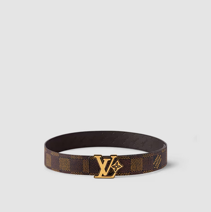 Flower 40 mm Reversible Belt – Brown Men