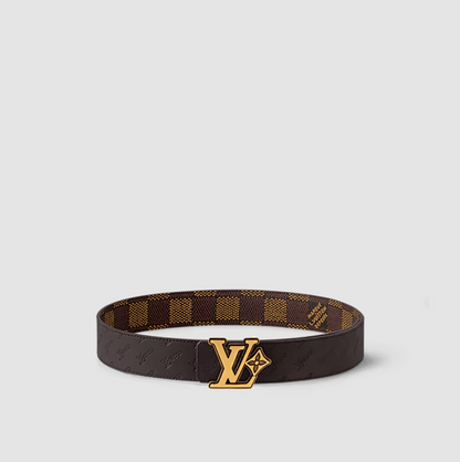 Flower 40 mm Reversible Belt – Brown Men