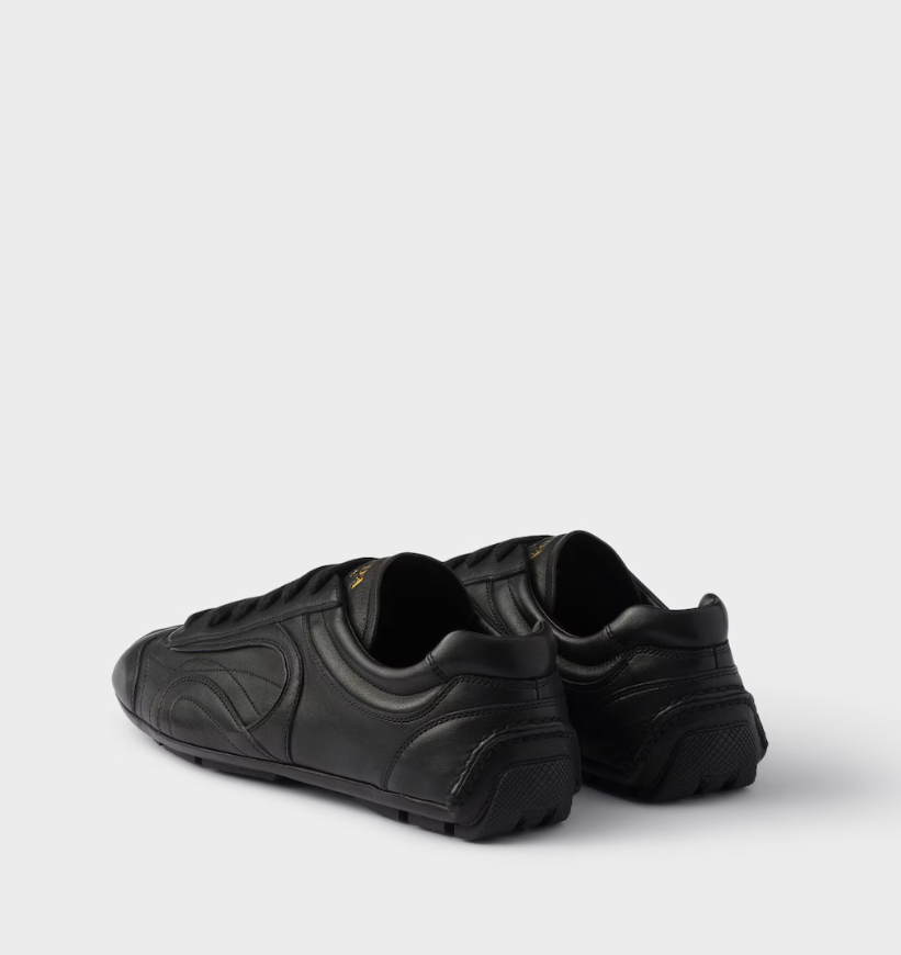 Montecarlo Re-Edition 2005 sneakers made of aged nappa leather in black