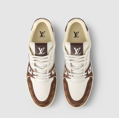 Sneaker Trainer Damier Braun Mokka